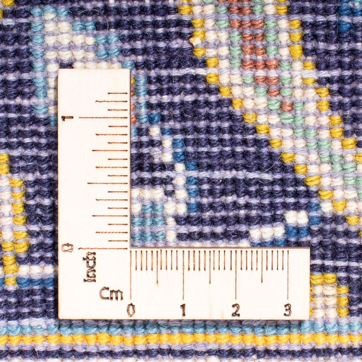 Persiska mattor - Keshan kvadrat  - 410 x 395 cm - mörkblå