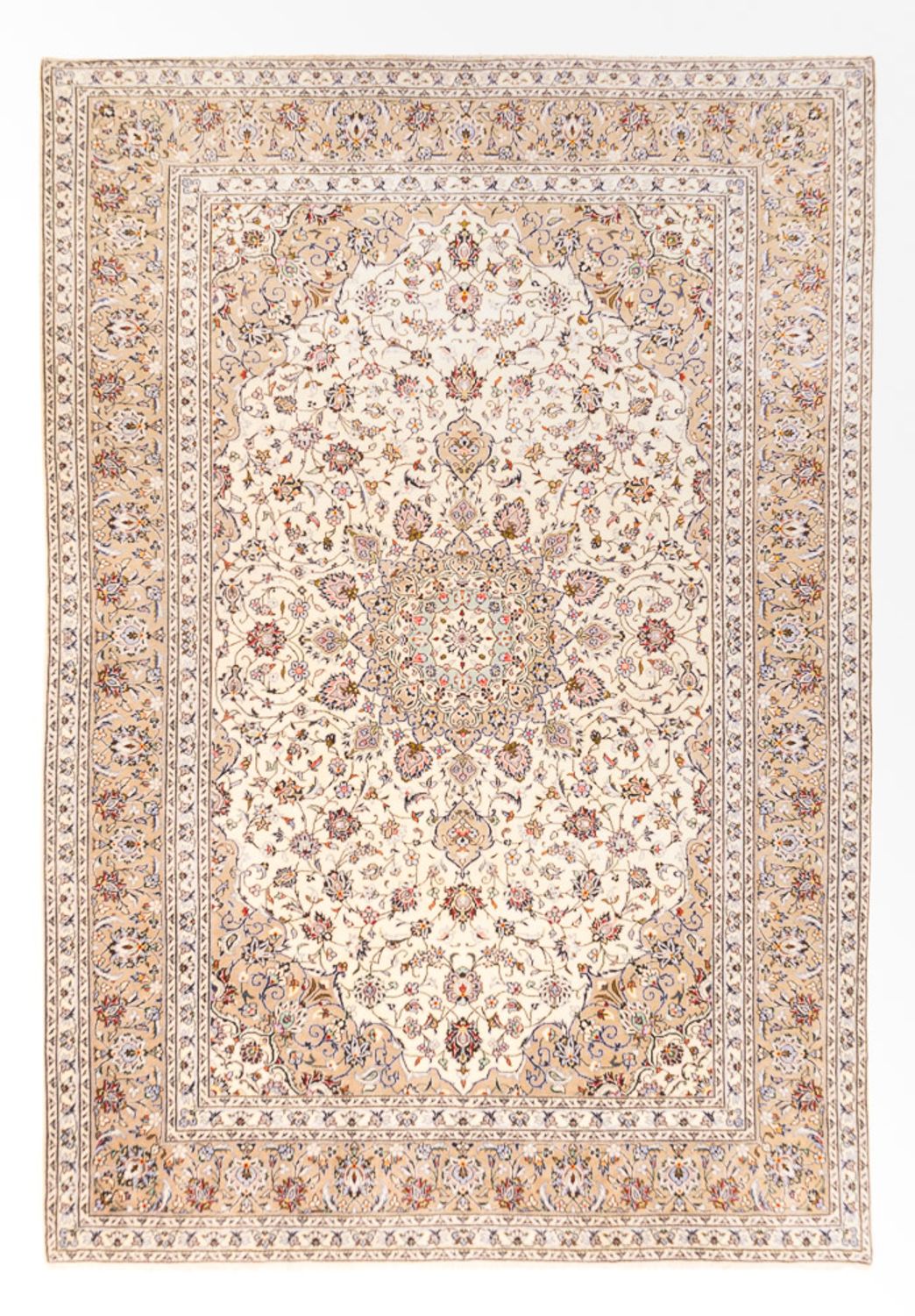 Persiska mattor - Keshan - 351 x 245 cm - beige