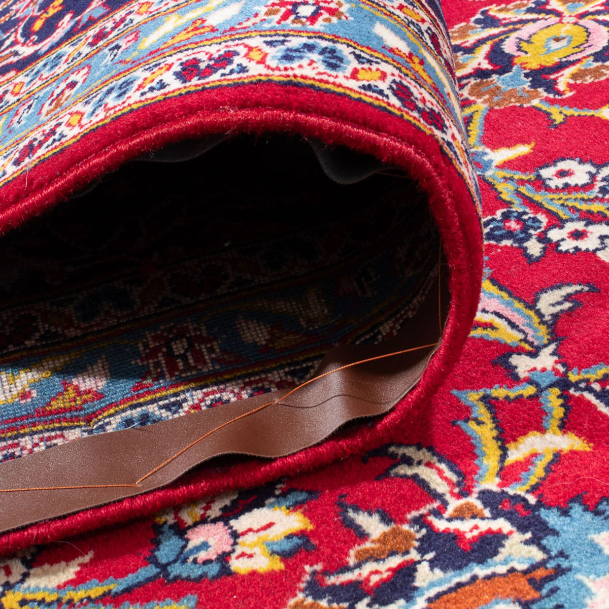 Persiska mattor - Keshan - 362 x 253 cm - röd