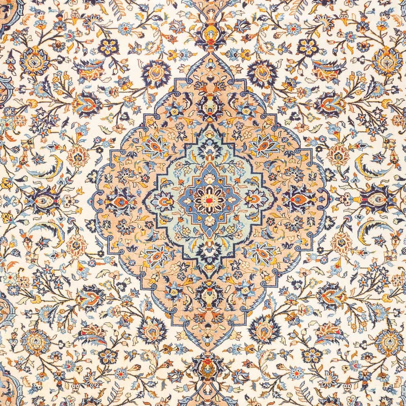 Persiska mattor - Keshan - 405 x 302 cm - mörk beige