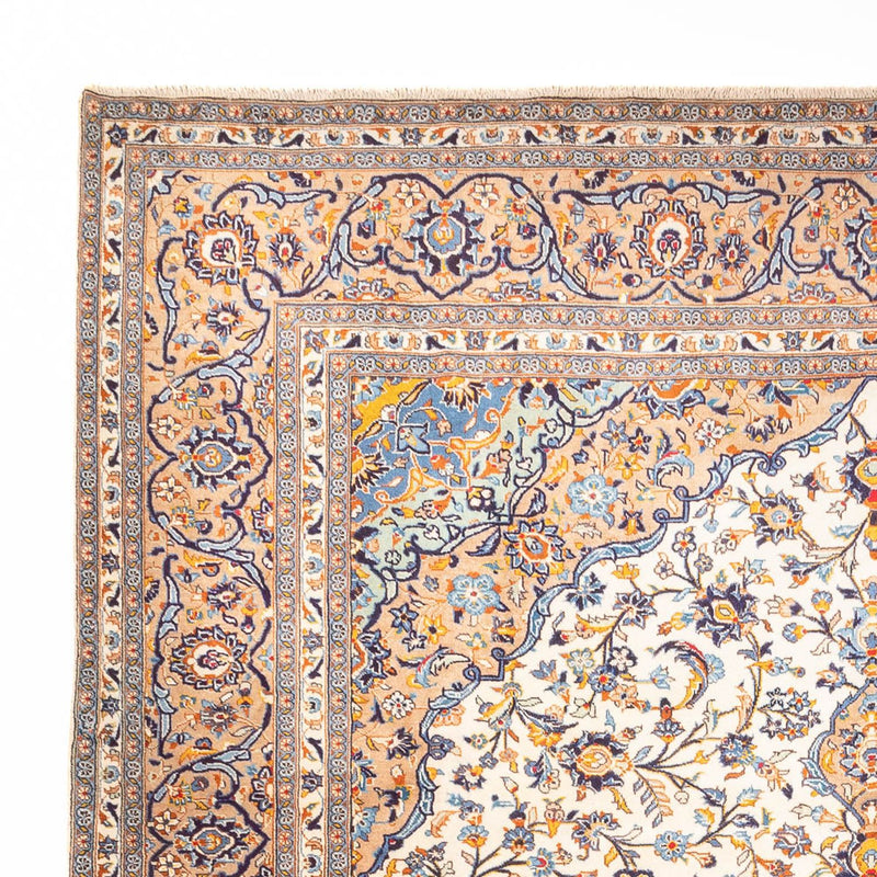 Persiska mattor - Keshan - 405 x 302 cm - mörk beige