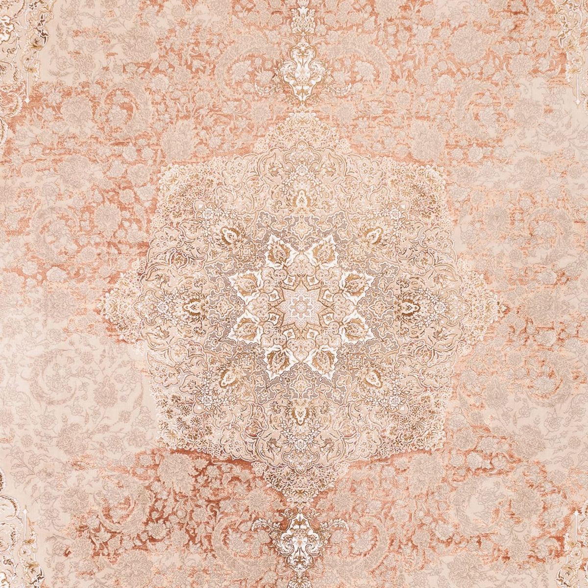 Orientalisk vävd matta - 350 x 250 cm - beige