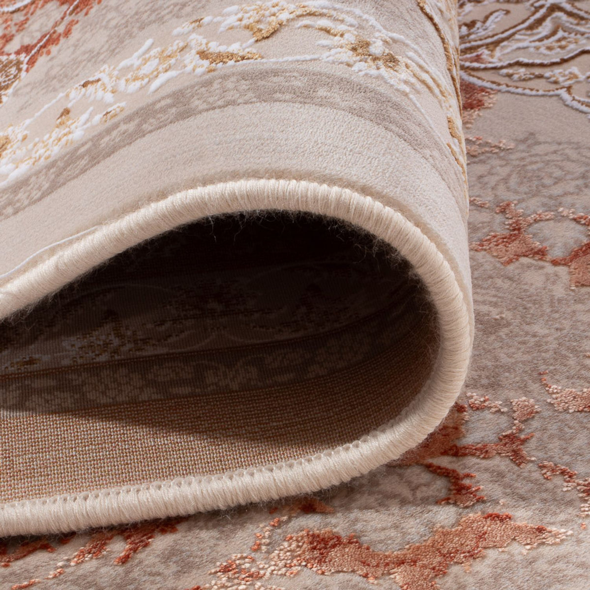 Orientalisk vävd matta - 350 x 250 cm - beige