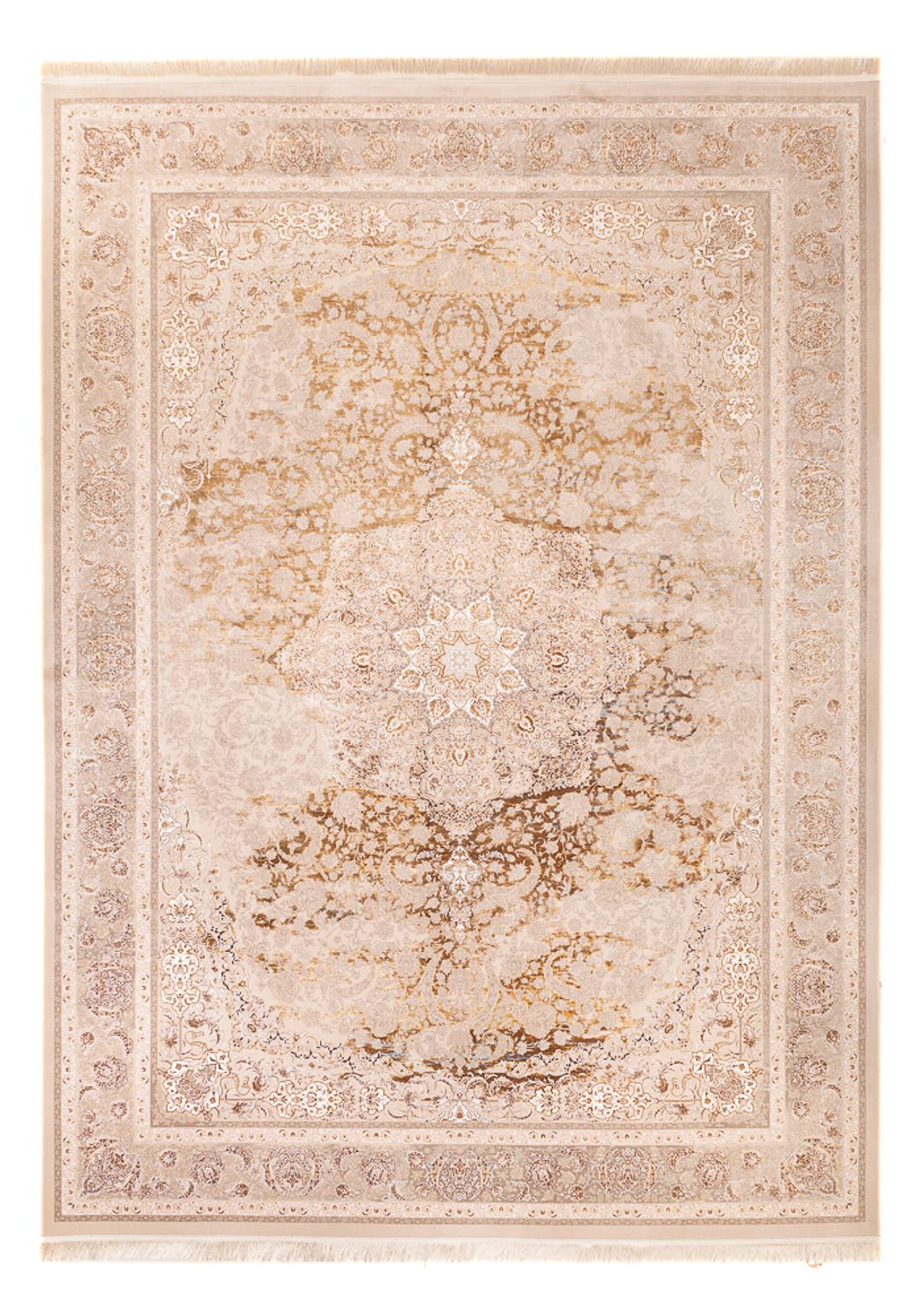 Orientalisk vävd matta - 350 x 250 cm - beige