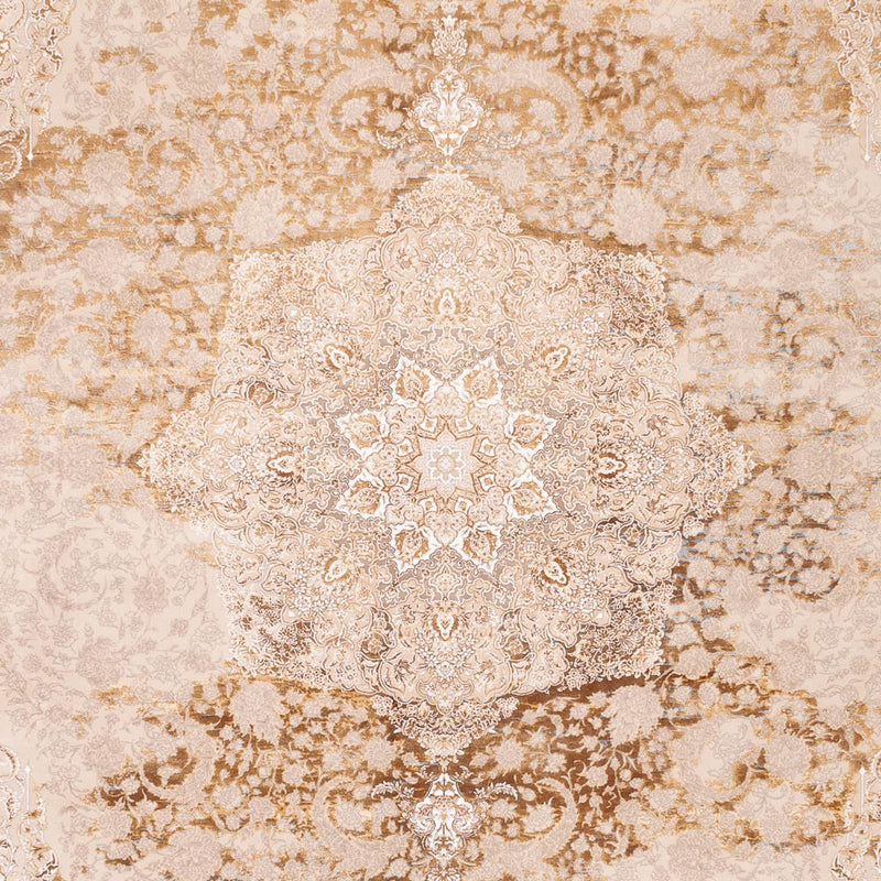 Orientalisk vävd matta - 350 x 250 cm - beige