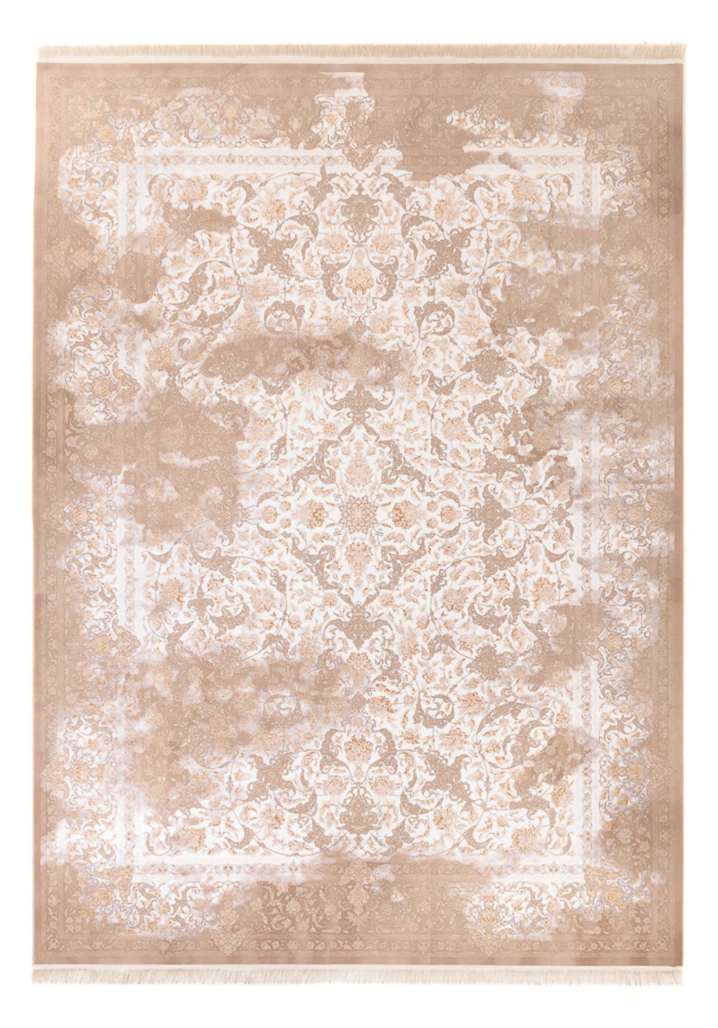Orientalisk vävd matta - 350 x 250 cm - beige