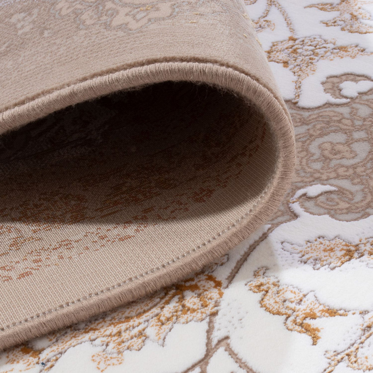 Orientalisk vävd matta - 350 x 250 cm - beige