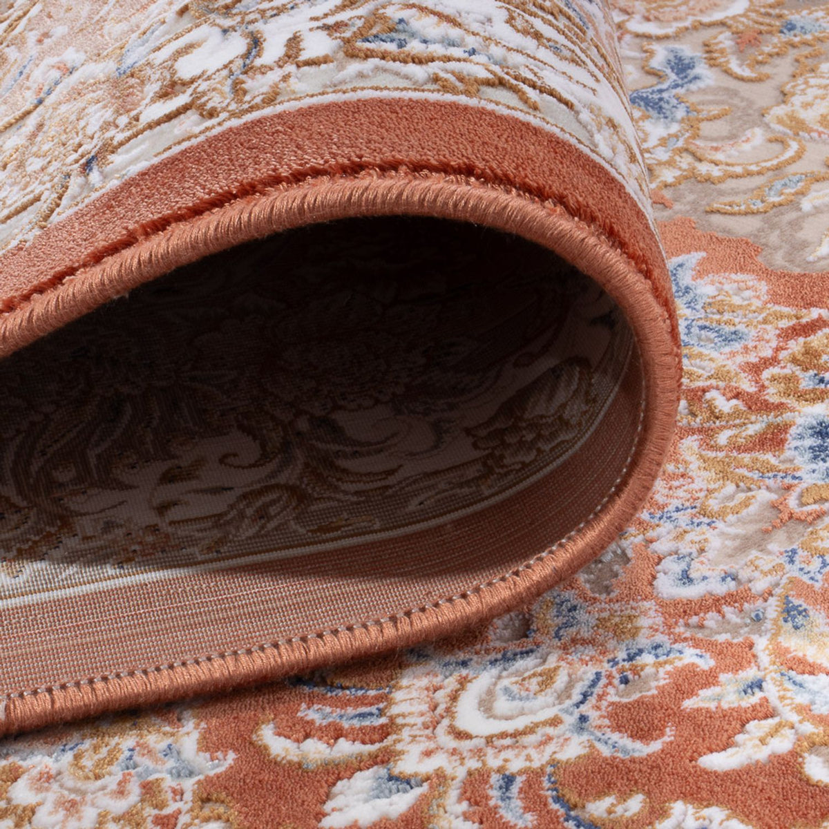 Orientalisk vävd matta - 350 x 250 cm - mörk beige