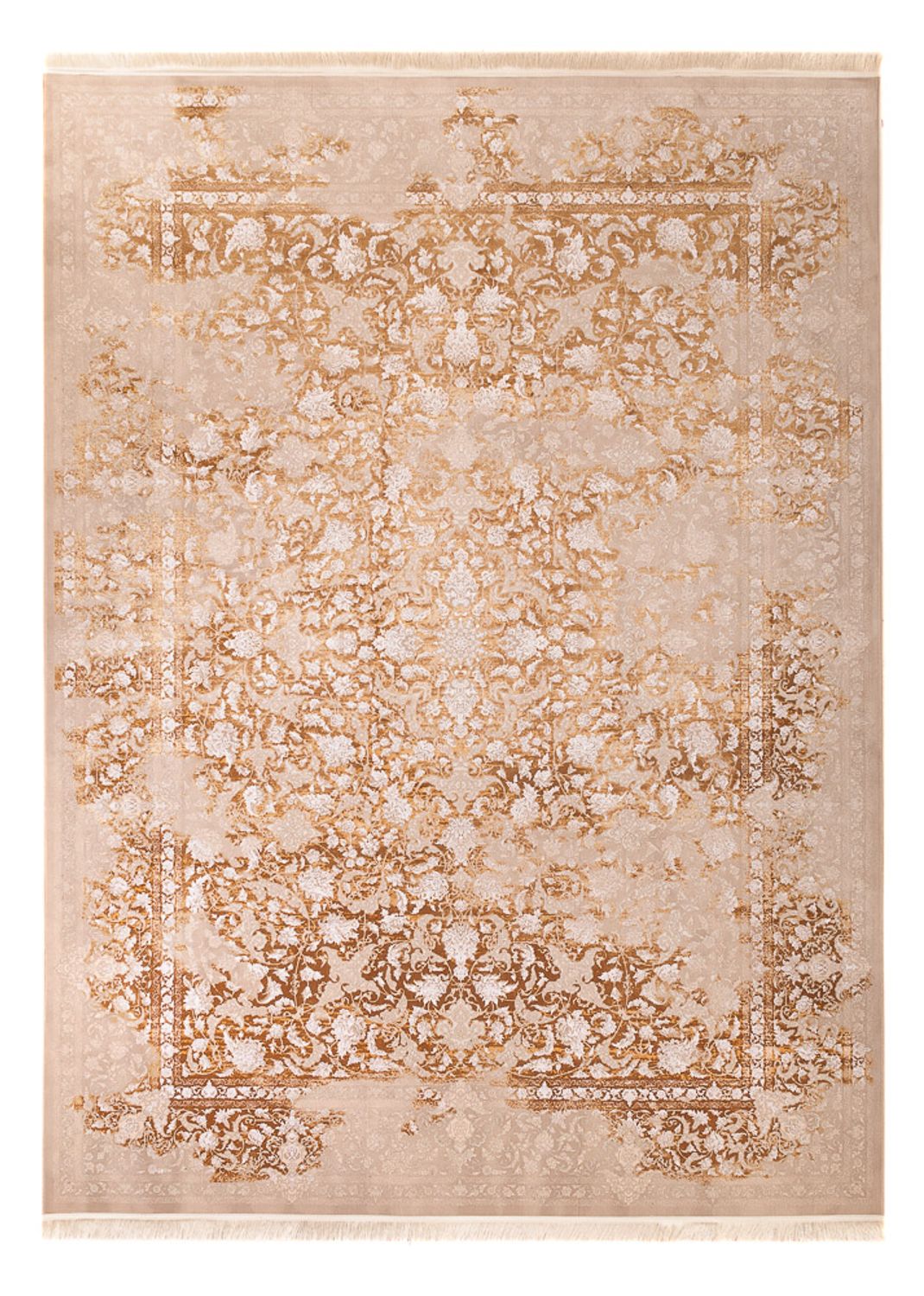 Orientalisk vävd matta - 350 x 250 cm - mörk beige