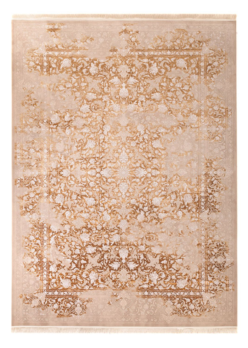 Orientalisk vävd matta - 350 x 250 cm - mörk beige