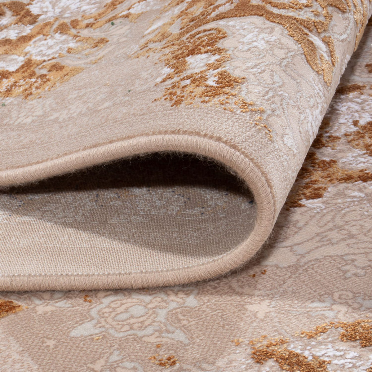 Orientalisk vävd matta - 350 x 250 cm - mörk beige