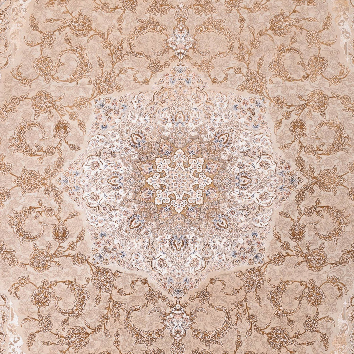 Orientalisk vävd matta - 350 x 250 cm - mörk beige