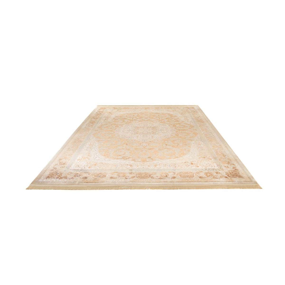 Orientalisk vävd matta - 350 x 250 cm - mörk beige