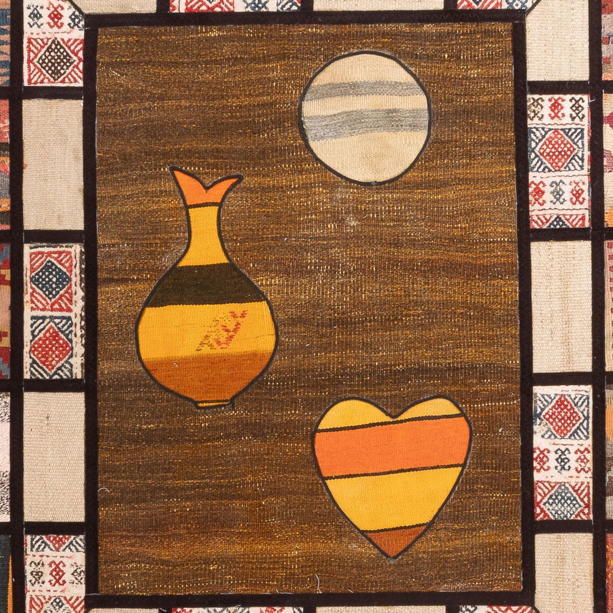 Patchwork-matta - 200 x 135 cm - flerfärgad