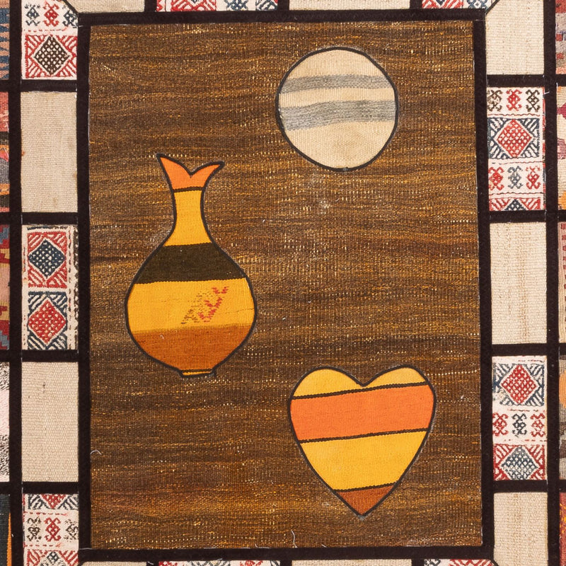 Patchwork-matta - 200 x 135 cm - flerfärgad