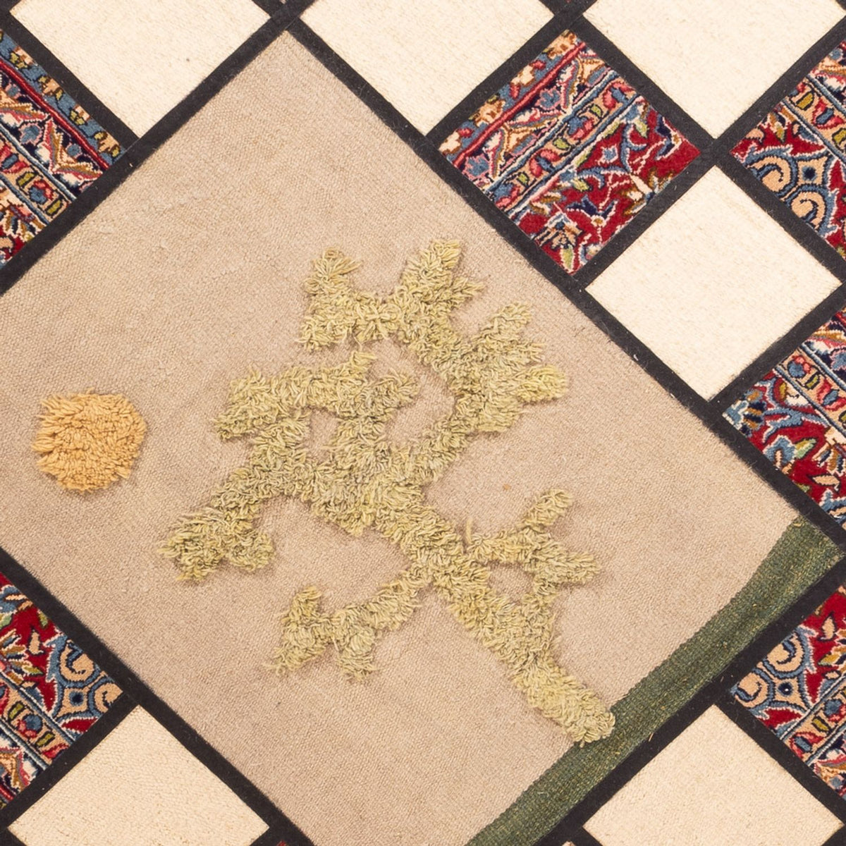 Patchwork-matta - 200 x 135 cm - flerfärgad