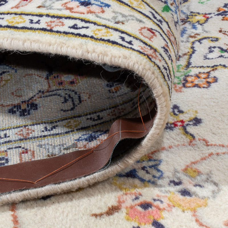 Persiska mattor - Keshan - 295 x 194 cm - ljusbeige