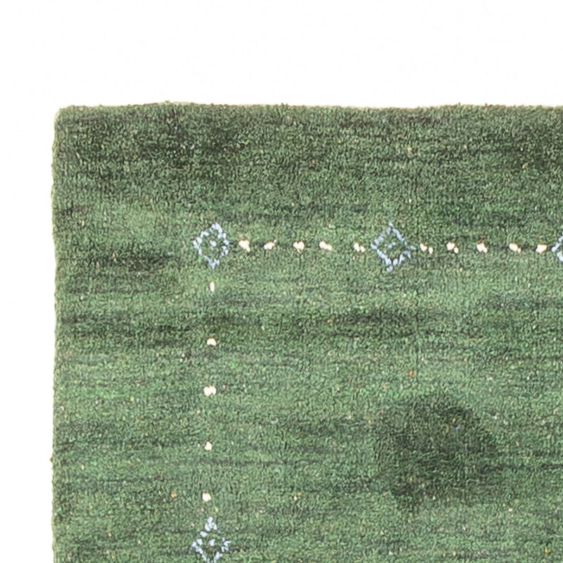 Runner Gabbeh-matta - Indus - 300 x 80 cm - grön