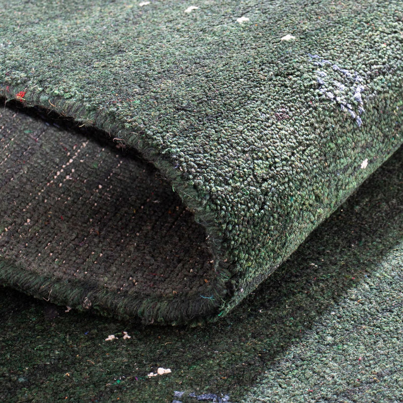 Runner Gabbeh-matta - Indus - 300 x 80 cm - grön