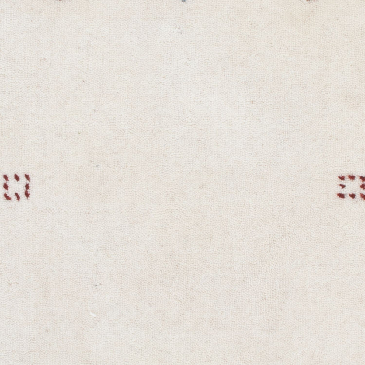 Gabbeh matta - Loribaft Softy - 90 x 60 cm - ljusgrå