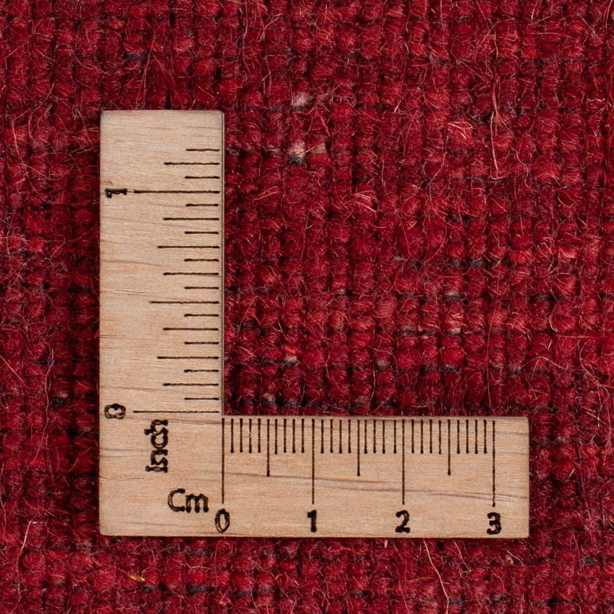 Gabbeh-matta - Indus - 140 x 70 cm - mörkröd