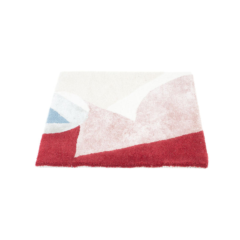 Ullmatta kvadrat  - 63 x 62 cm - flerfärgad