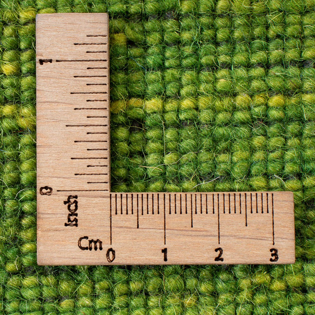 Gabbeh-matta - Softy - 60 x 40 cm - grön