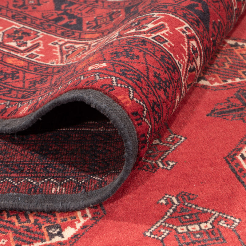 Afghansk matta - Bukhara - 278 x 191 cm - röd