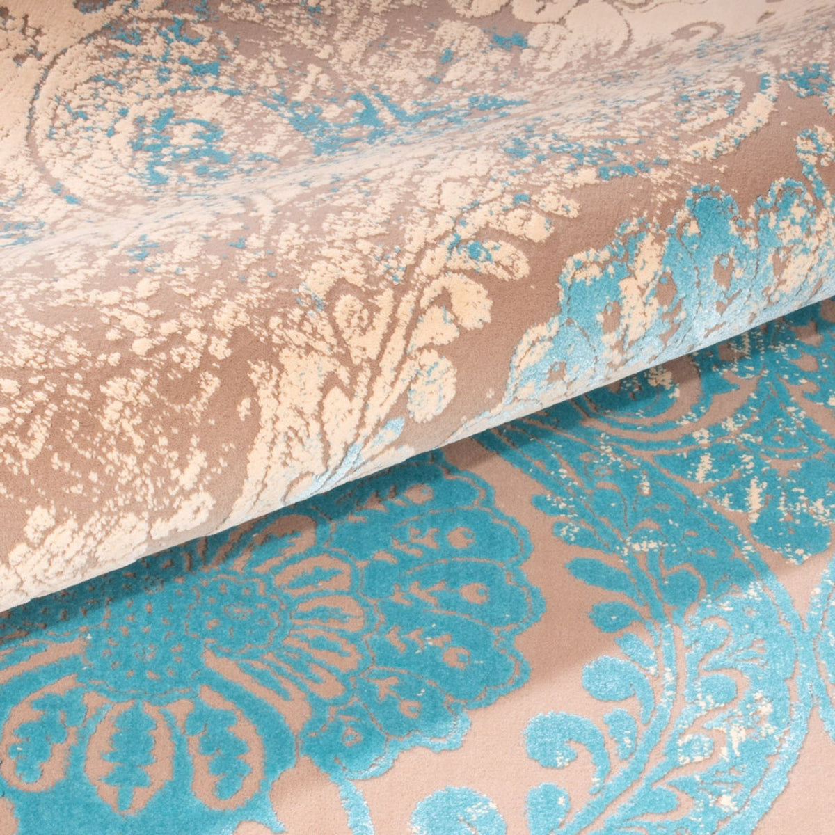 Designermatta - 225 x 150 cm - turkos