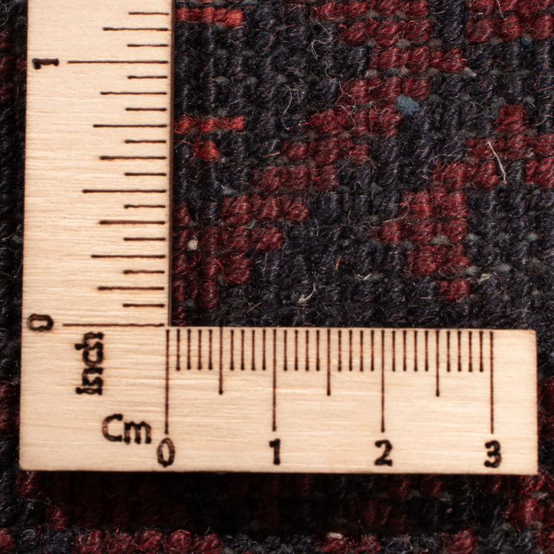 Runner Afghansk matta - 293 x 78 cm - röd