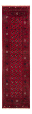 Runner Afghansk matta - Bukhara - 296 x 78 cm - röd