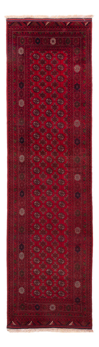 Runner Afghansk matta - Bukhara - 296 x 78 cm - röd