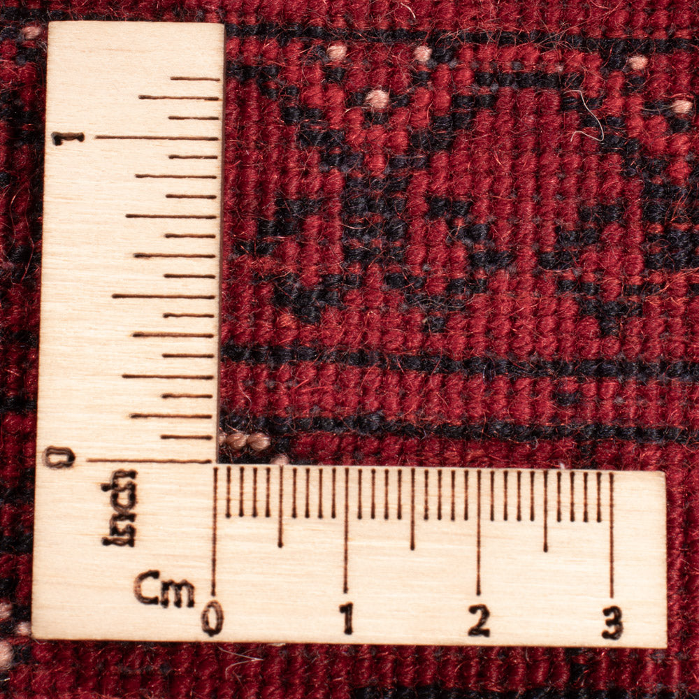 Runner Afghansk matta - Bukhara - 296 x 78 cm - röd