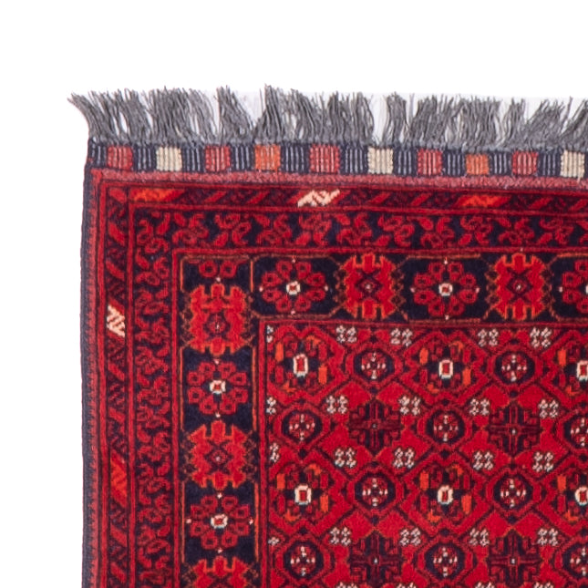 Runner Afghansk matta - Bukhara - 332 x 76 cm - röd