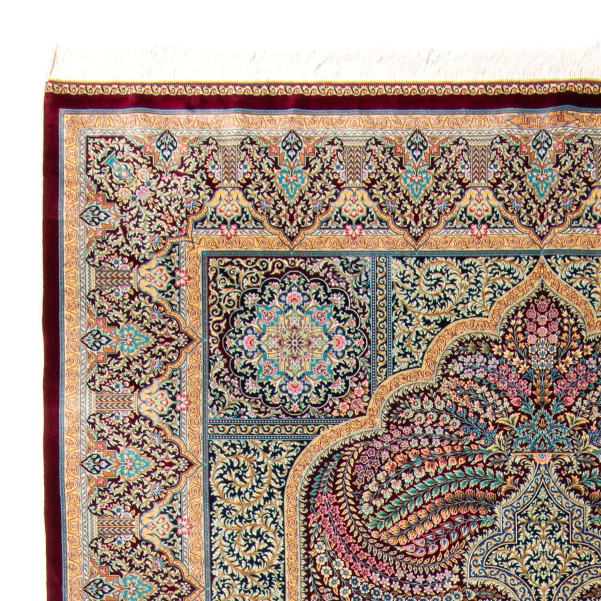 Persisk matta - Ghom - 300 x 200 cm - flerfärgad