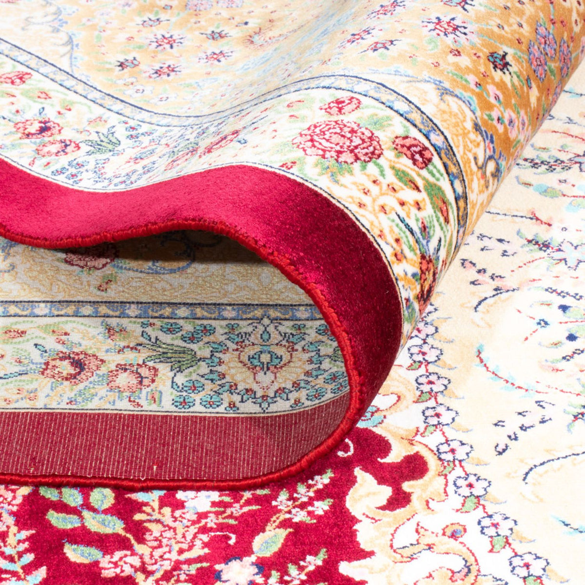 Persisk matta - Ghom - 300 x 200 cm - röd