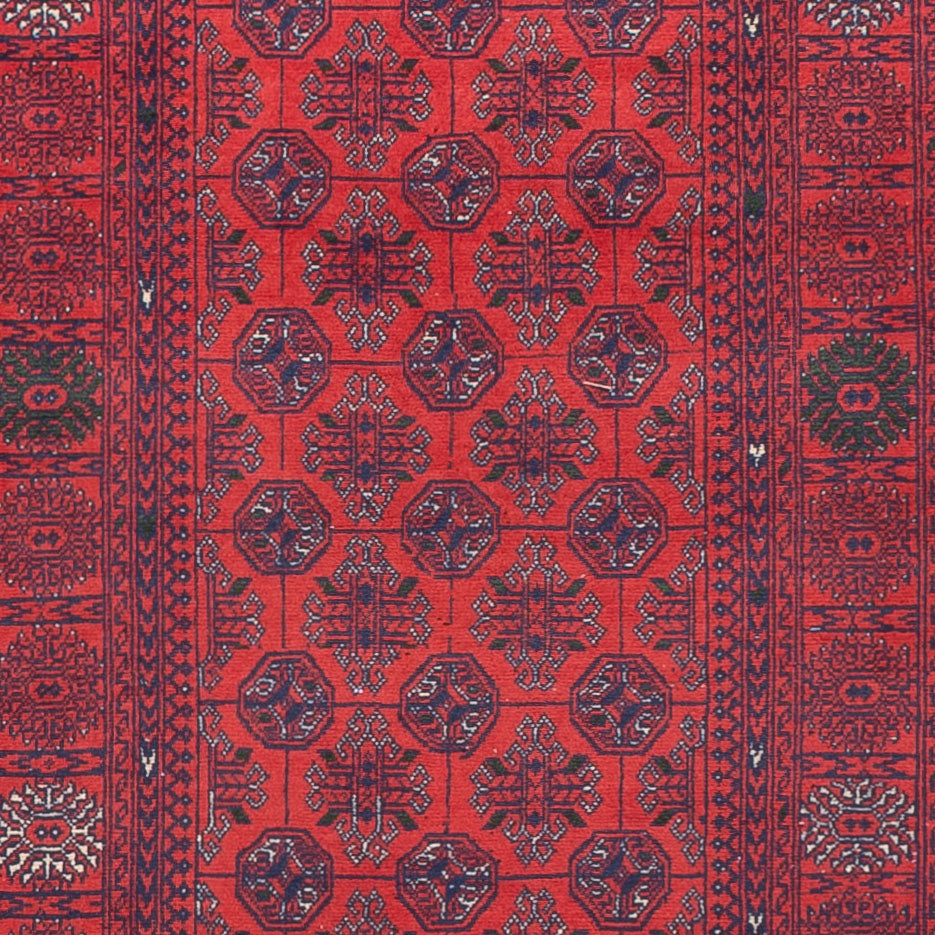 Runner Afghansk matta - Bukhara - 479 x 89 cm - röd