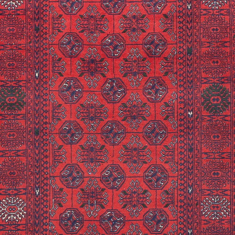 Runner Afghansk matta - Bukhara - 479 x 89 cm - röd