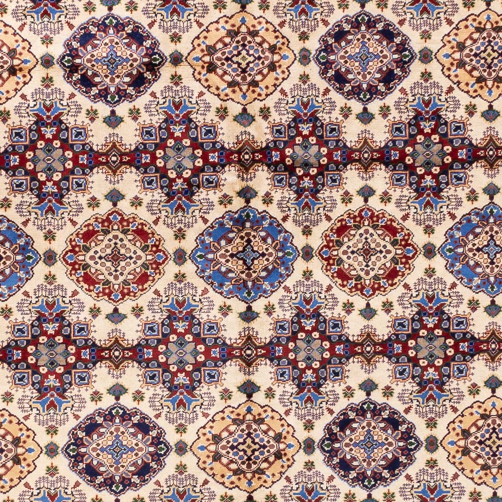 Afghansk matta - 406 x 295 cm - ljusbeige