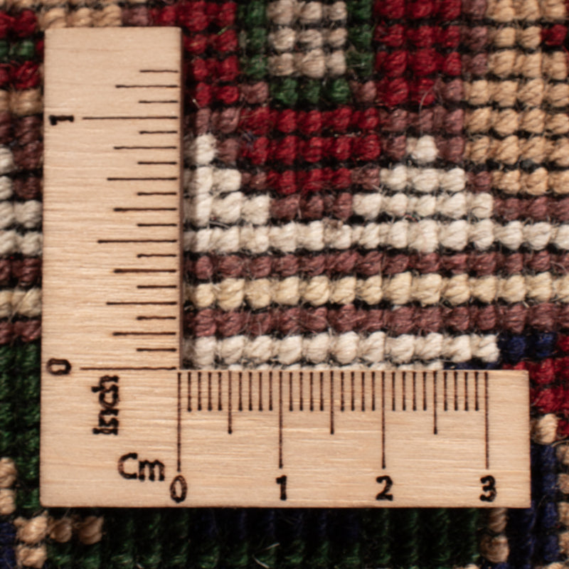 Afghansk matta - 406 x 295 cm - ljusbeige