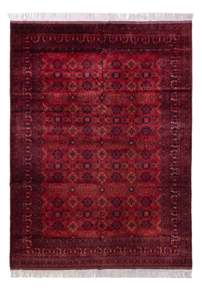 Afghansk matta - 350 x 256 cm - röd