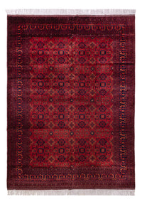 Afghansk matta - 350 x 256 cm - röd