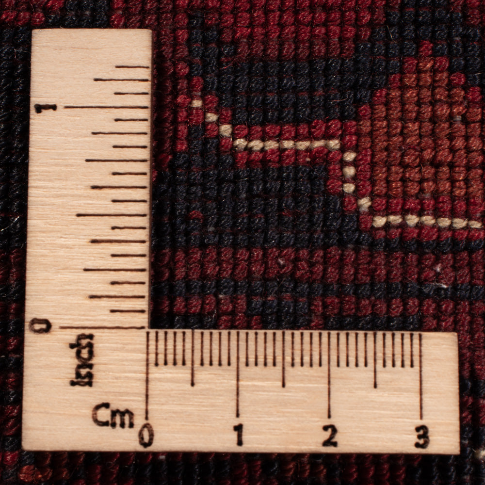 Afghansk matta - 350 x 256 cm - röd