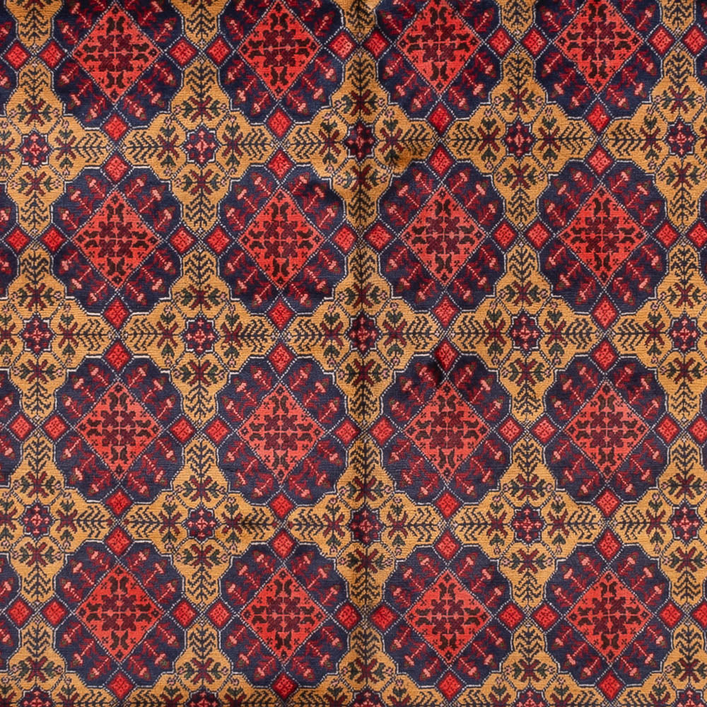 Afghansk matta - 333 x 240 cm - mörk beige