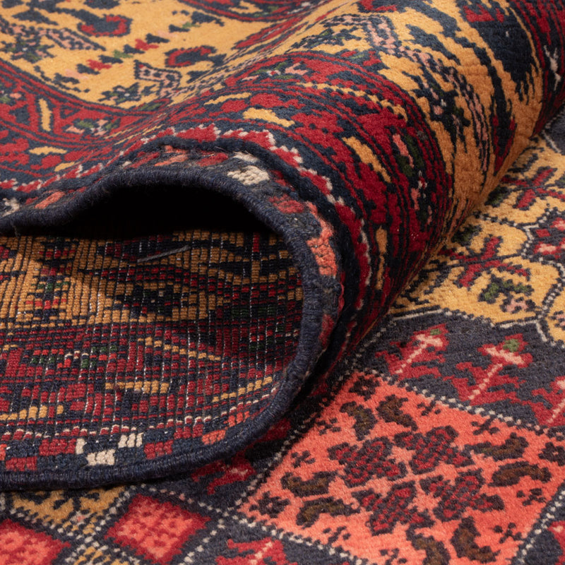 Afghansk matta - 333 x 240 cm - mörk beige