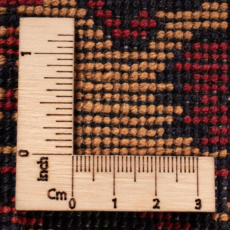 Afghansk matta - 333 x 240 cm - mörk beige