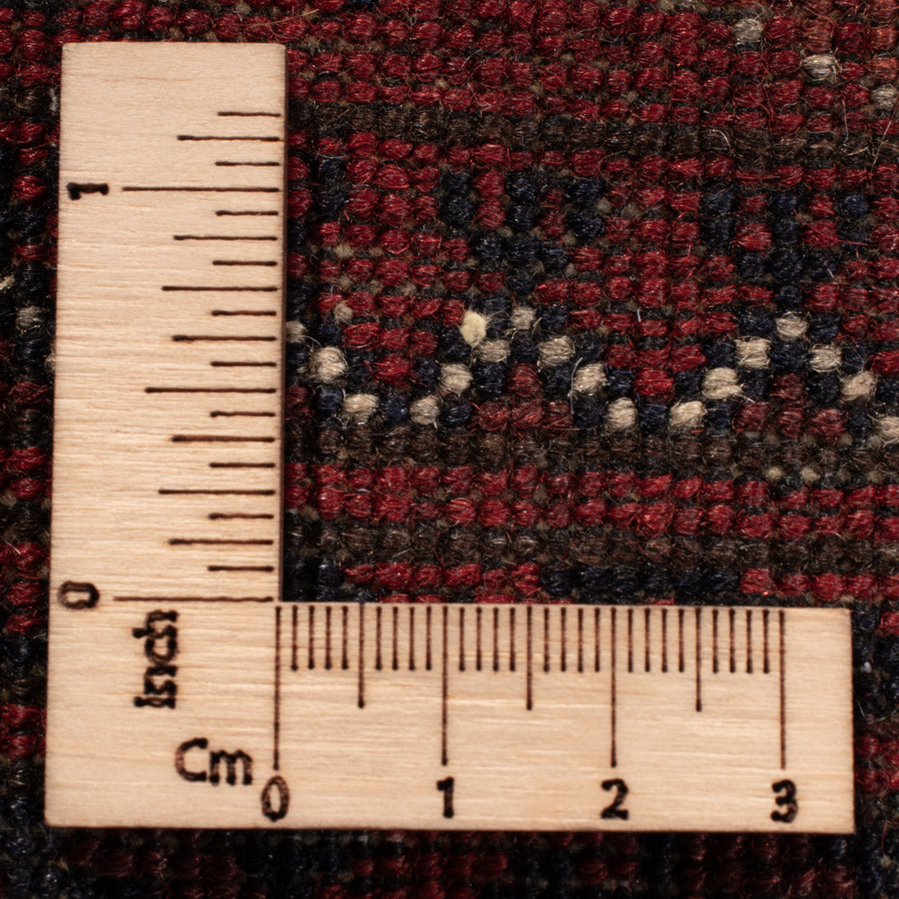 Afghansk matta - Bukhara - 334 x 252 cm - mörkröd