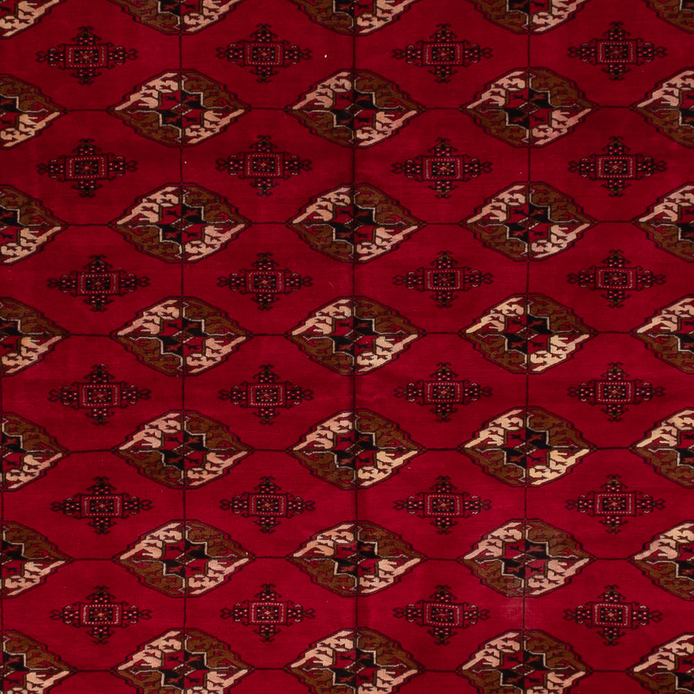 Afghansk matta - Bukhara - 382 x 300 cm - röd