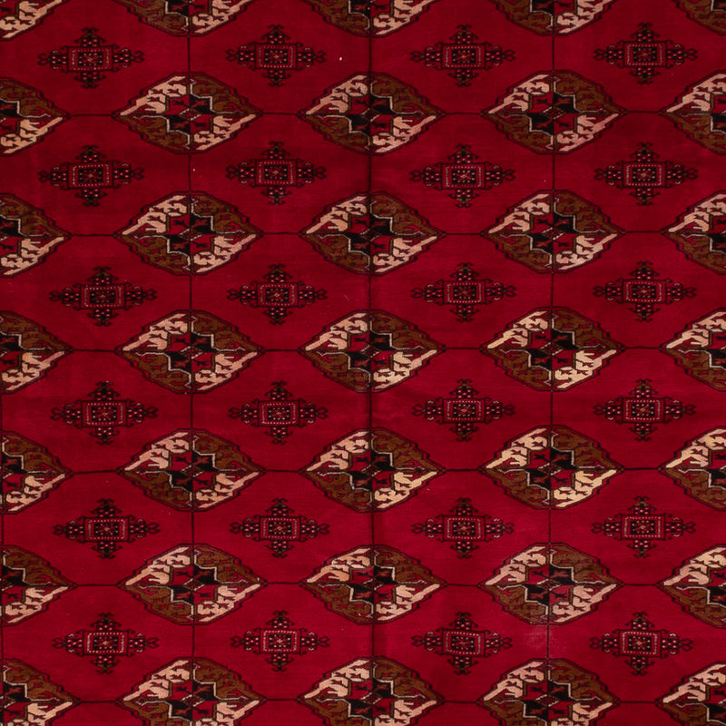 Afghansk matta - Bukhara - 382 x 300 cm - röd