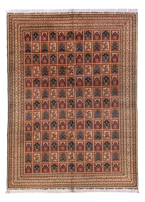 Afghansk matta - 339 x 240 cm - mörk beige